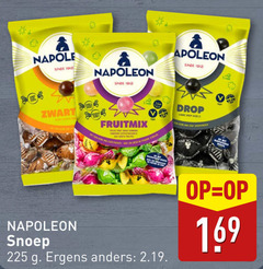  225 zwart napoleon snoep fruitmix eten ergens drop gels 
