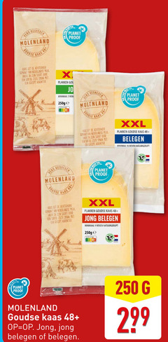  5 9 16 48 250 molenland goudse kaas achterhoek gemaakt vin nederlandse melk subtiel zilte karakter planet proof jo minimaal vers gesneden xxl belegen weken natuurgerijpt ge to jong 