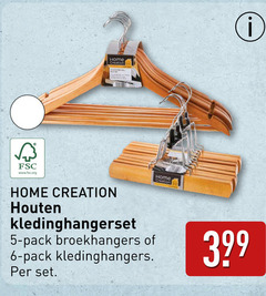  5 6 fsc www.fsc.org home creation houten kledinghangerset pack kledinghangers 