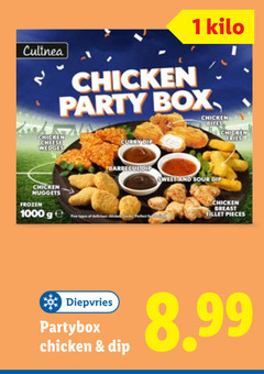  1 1000 chicken cheese wedges kilo party box nuggets frozen curry dip barbecue bites fries sweet and sour breast fillet pieces diepvries 