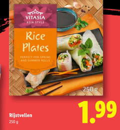  250 vitasia asia style rice plates for spring and summer rolls 