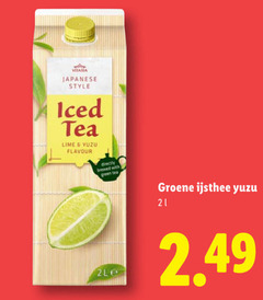  ice tea vitasia japanese style iced lime flavour brewed with green groene ijsthee 
