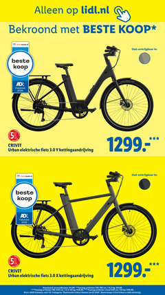  elektrische fietsen 50 240 garant b lidl.nl crivit urban fiets kettingaandrijving jahre verzendkosten 4 99 toeslag artikelen cm 31 5 9 categorie bike ketting 