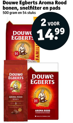  douwe egberts koffiebonen koffie koffiepads 2 500 aroma rood bonen snelfilter pads stuks meester joure evenwichtig rond snelfiltermaling 