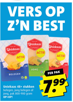  uniekaas kaas vers best belegen jong 48 stukken pak 