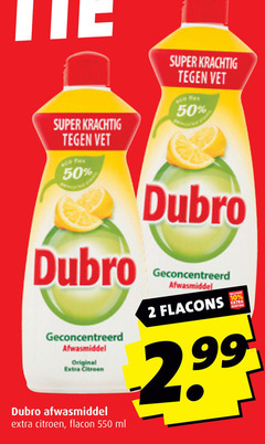  dubro afwasmiddel 2 10 50 super vet co geconcentreerd original citroen flacon ml 