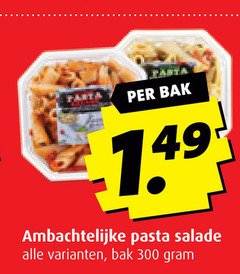  salade 300 bak ambachtelijke pasta 