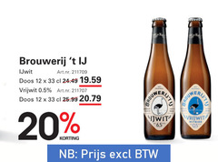  brouwerij t ij speciaalbieren 12 20 33 doos brouwer 6 5 witbier 