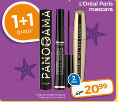  1 2 telescopic black loreal mascara volume million lashes paris 