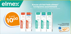  1 3 1000 elmex tandpasta assortiment multipakken professional sensitive gentle white 75ml 