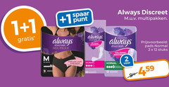  1 2 12 28 spaar always discreet boutique punt multipakken pads normal stuks 