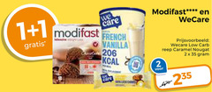  1 2 35 care modifast french vanilla wecare carb reep caramel nougat 