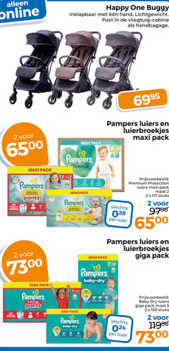 2 3 150 6500 online happy one buggy inklapbaar hand lichtgewicht vliegtuig cabine handbagage 65 maxi pack pampers pants luiers luierbroekjes luier premium protection maat stuks giga baby dry 