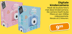  2 kids ob digitale kindercamera camera filters 1080p videoresolutie kleuren 