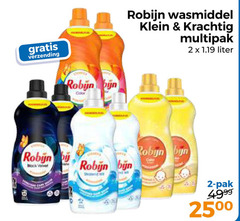  2 verzending robijn wasmiddel klein multipak liter color valve pak 