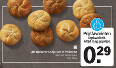  kaiserbroodje wit volkoren vers oven stuk prijsfavorieten laag geprijsd 