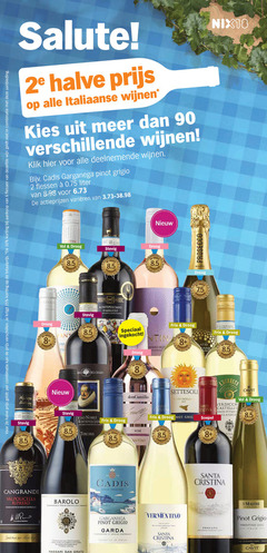  2 6 8 10 25 90 2e halve combinatie flessen dezelfde wijn aanbieding salute italiaanse wijnen klik cadis garganega pinot grigio liter varieeren droog stevig bussen gold prosecco nix18 hamer tenuta montepulciano cerro ingekocht fris settesoli sicilia santa christina origin cristina soepel classico win vino nobile toscana rose valpolicella ripasso origine controller michele barolo albert italiano dave espresso vos massari san garda italia vermentino trentino 