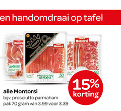  15 50 handomdraai tafel parma prosciutto parmaham pak 3.99 