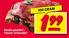  100 runder bone bavette 
