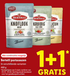  1 2 vernieuwd bertolli knoflook kruidig aglio pastasaus erbe peterselie bal combinaties pastasauzen stuks varieeren berekend artikel 