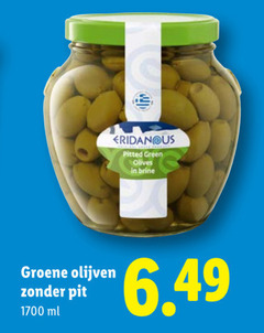  eridanous green olives brine groene olijven pit ml 