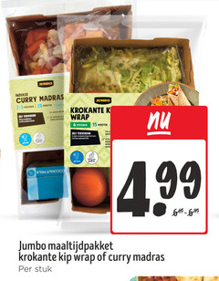  4 15 20 200 jumbo indiase curry madras personen minuten tip dek krokante wrap le zoetzuur stuks kipschnitzels vega gekoeld krokant maaltijdpakket kip stuk 