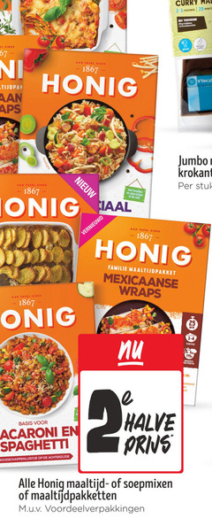  2 20 200 1867 maaltijdpak tafel honig curry personen minuten jumbo krokante kruiden specerijen mix vernieuwd stuk familie maaltijdpakket mexicaanse wraps min porties groente basis macaroni spaghetti boodschappenlijstje achterzijde halve maaltijd soepmixen maaltijdpakketten kruidenmix 