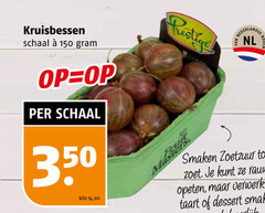  150 350 kruisbessen schaal prestige nederlandse nl bodem kilo smaken zoetzuur zoet rauw opeten verwerkt taart dessert 