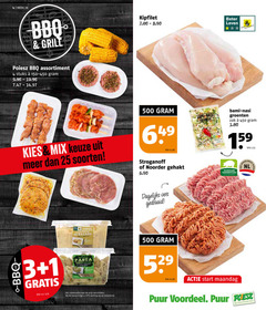  1 3 4 25 28 100 450 500 bami nasi groenten zak kilo bbq week grill kipfilet assortiment stuks beter leven dieren bescherming mix soorten stroganoff noorder gehakt dagelijks vers duurzaam varkensvlees hollands v.a. salade pasta combinatie kassa start maandag puur voordeel supermarkten nederlandse nl bodem 