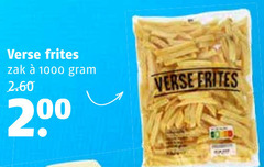  200 1000 verse frites zak 