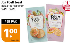  jos poell toast 1 100 pak kitchenaid spaar zegel cups kilo v.a. 