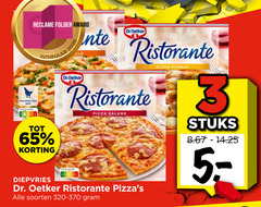  3 5 65 reclame award ristorante diepvries dr oetker pizza salame dr. soorten funghi stuks 