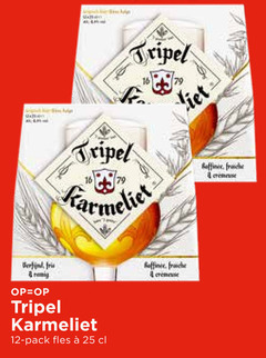  karmeliet speciaalbieren 12 16 25 tripel pack fles creme 