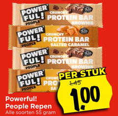  55 power people crunchy protein bar brownie salted caramel pro sa repen soorten stuk 1 00 