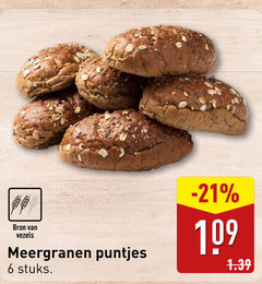  6 vezels meergranen puntjes stuks 