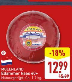  edam 40 molenland holland edammer kaas natuurgerijpt ca. 