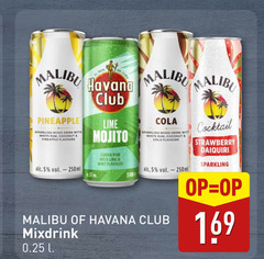 5 malibu cuba havana club pineapple sparkling mixed drink with white rum coconut flavours 250ml lime mojito mint cola wit mixdrink 0.25 l cocktail strawberry daiquiri 