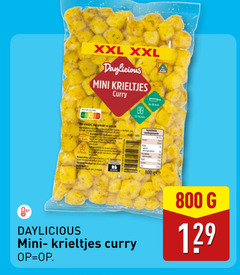  1 xxl mini krieltjes curry min nutri score main gekookt gekruid imp voedingswaarde be us ge 