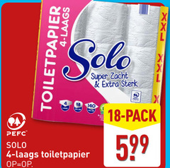  4 18 140 toiletpapier solo super zacht pack xxl 