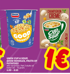  unox noodles soep 1 3 100 kip good min portemonnee 7 wooden cup soup pasta potatoes pak stuks beker champignon creme 3x mok ml 