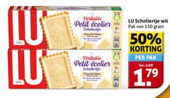  6 50 150 lu petit scholiertje chocolat blanc witte chocolade pur beurre cacao francais france 2x be wit pak 