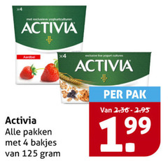  danone activia vruchtenyoghurt 4 x4 exclusieve yoghurtculturen aardbei pakken bakjes live yoghurt cultures pak 