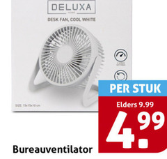  fan cool white size cm bureauventilator stuk elders 