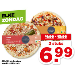  2 keuken oven pizza mozzarella tomaat basilicum stuks 6 99 