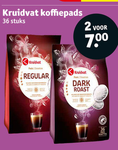  kruidvat huismerk koffiepads 2 36 stuks pads posities regular melange dark roast kreeften retire 