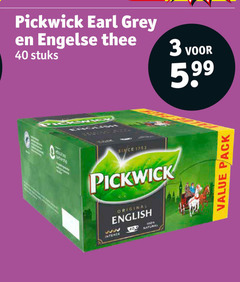  pickwick thee 1 3 40 100 earl grey engelse stuks 5 99 since original english intense natural pack 
