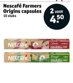  nescafe koffiecups 2 6 10 450 farmers origins capsules stuks colombia espresso intensity roast coffee machines origine brazil ground lungo machine 