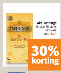  twinings thee 25 30 doosje stuks earl grey tea 