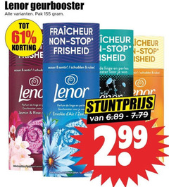  lenor geurbooster pak stop she schudden linge perles parfum jasmin rose palm synthetisch nor 