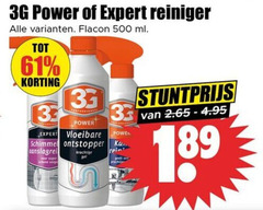  3 33 500 3g power expert reiniger flacon ml vloeibare schimmel ontstopper sel 